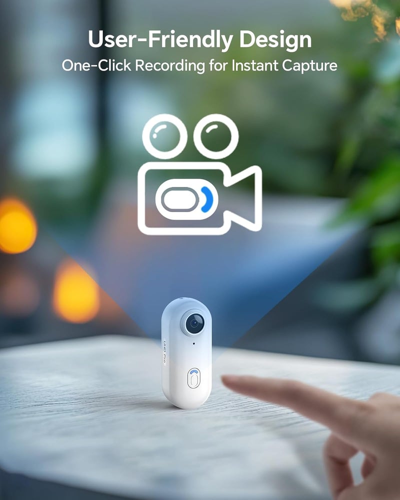 BOBLOV W4 2K Mini Body Camera, Wearable 64GB Camera with 360°Rotatable Clip & Magnetic Clip, 120 Minutes for Recording, Easy to Use and Take for Lecture, Traveling and Outdoors Activities (WT64GB) - Image 5